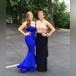 Royal Blue Mermaid Gown with boning